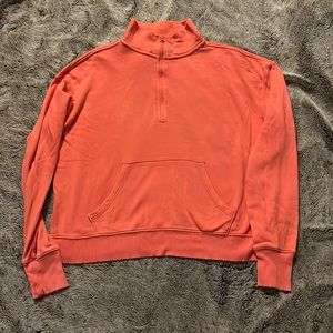 Coral Quarter Zip